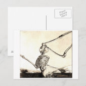 Modern Dance Macabre briefkaart (Voorkant / Achterkant)