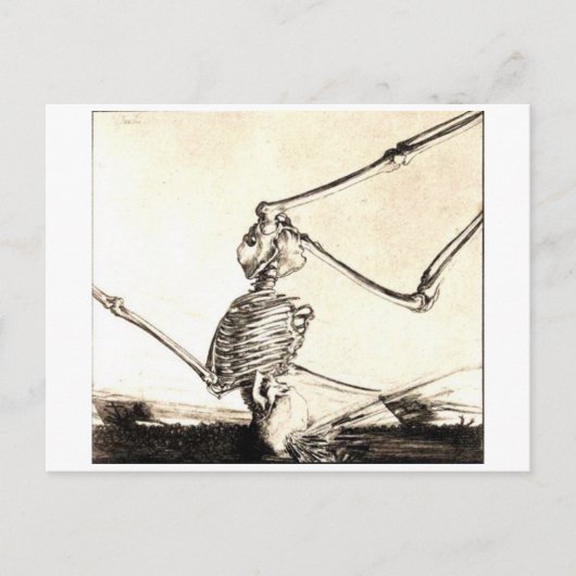 Modern Dance Macabre briefkaart (Voorkant)