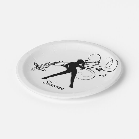 Modern Dance Papieren Bordje (Gekanteld)