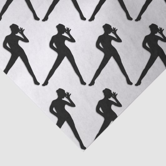 Modern Dance Silver Tissuepapier (Detail)