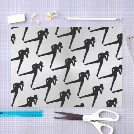 Modern Dance Silver Tissuepapier (Craft)