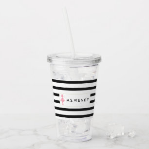 Modern Dance Teacher Personalized Acryl Drinkbeker