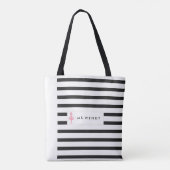 Modern Dance Teacher Personalized Tote Bag (Achterkant)