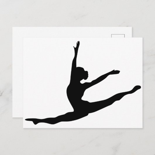 Modern Dancer Briefkaart (Voorkant / Achterkant)