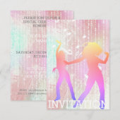 Modern Dancer Disco Club Urban Club Vip Invitation Kaart (Voorkant / Achterkant)