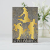 Modern Dancer Hip Hop Urban Club Vip Kaart (Staand voorkant)