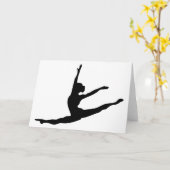 Modern Dancer Kaart (Gele Bloem)