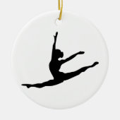 Modern Dancer Keramisch Ornament (Voorkant)
