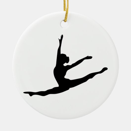 Modern Dancer Keramisch Ornament (Voorkant)