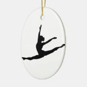 Modern Dancer Keramisch Ornament (Links)