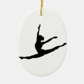 Modern Dancer Keramisch Ornament (Voorkant)