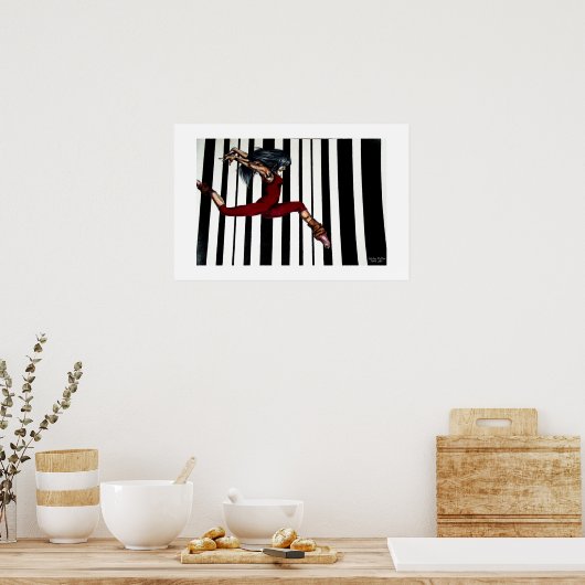 Modern Dancer Poster (Keuken)