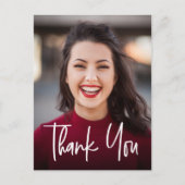 Modern Dank je Afstuderen voor schoolfoto's Aankondigingskaart (Voorkant)