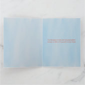 Modern Dank je wel de Waterverf van de bruine krab Bedankkaart (Binnen)