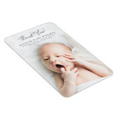 Modern Dank u Baby Photo Gifts Keepsake Magneet (Rechterzijde)