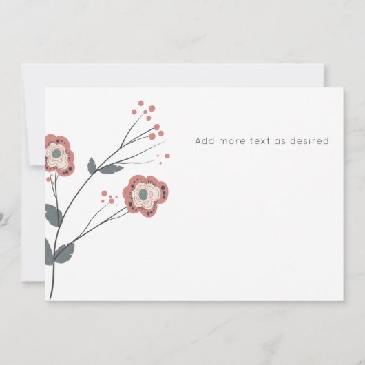 Modern Dank u Bruiloft FOTO Collage Kaart (Achterkant)