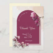 Modern Dank u kaart (Voorkant / Achterkant)