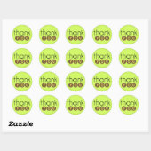 Modern Dank u Stickers voor Enveloppen (Vel)