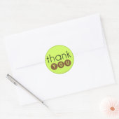 Modern Dank u Stickers voor Enveloppen (Envelop)