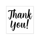 Modern dank u, verpakkende zaken rubberstempel (Afrduk)