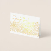 Modern dank u! Vlinder Vogels Hart Filigraan Folie Kaarten (Voorkant)