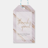 Modern Dank u Vrijgezellenfeest Cadeaulabel (Achterkant)