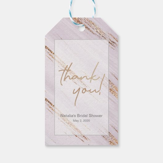 Modern Dank u Vrijgezellenfeest Cadeaulabel (Achterkant)