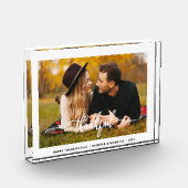 Modern dankbaar script fotoblokken (Links)