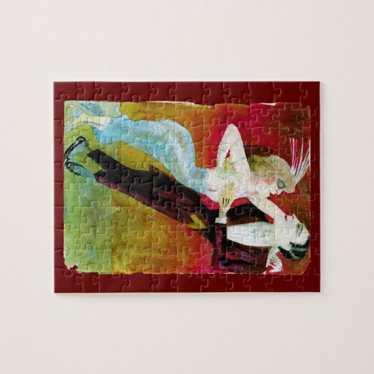 Modern Dansende Koppeling door Otto Dix Legpuzzel (Horizontaal)