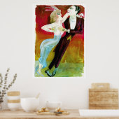 Modern Dansende Koppeling door Otto Dix Poster (Keuken)