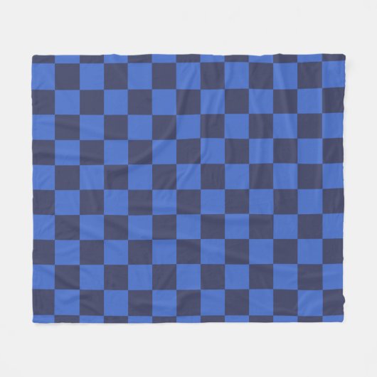 Modern Dark Blue, Kroatië, gebarsten patroon Fleece Deken (Voorkant (Horizontaal))