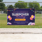 Modern Dark Blue Sleepover Party with Illustration Spandoek (Insitu)