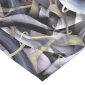 Modern Dark Contemporary Abstract in Waterverf Lange Tafelloper (Hoek)