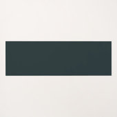 Modern Dark Emerald Tropical Foliage Yogamat (Achterkant (horizontaal))