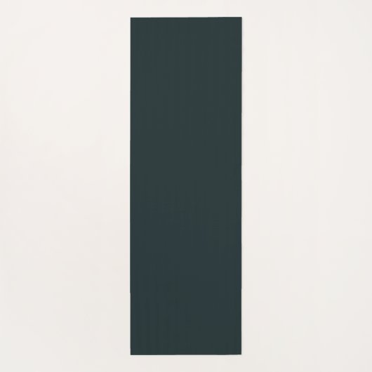 Modern Dark Emerald Tropical Foliage Yogamat (Achterkant)