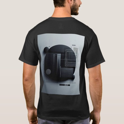 Modern Dark Graphic design T-shirt (Achterkant)