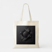 Modern Dark Graphic design Tote Bag (Achterkant)