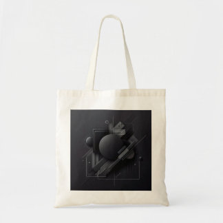 Modern Dark Graphic design Tote Bag