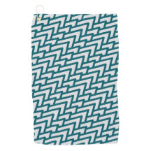 Modern Dark Teal Geometric Pattern on Light Gray