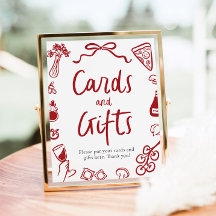 Modern Dat is meer Italiaans Pizza Kaarten en gesc