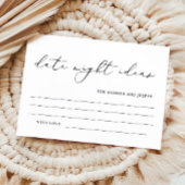 Modern Date Night Ideeën Vrijgezellenfeest Game Ka Informatiekaartje