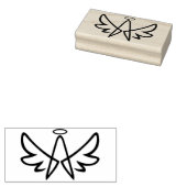 Modern Day Angel Art Stempel (Gestempeld)