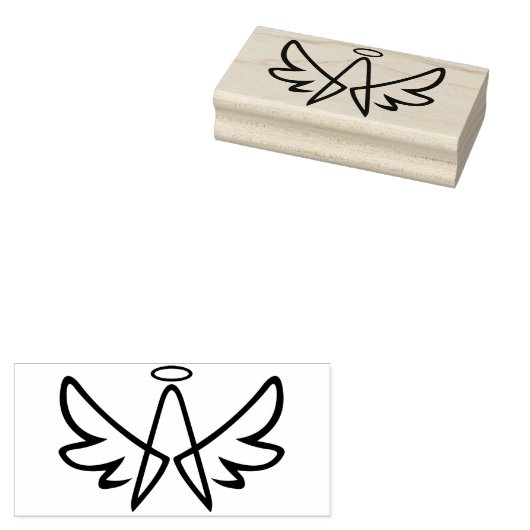 Modern Day Angel Art Stempel (Gestempeld)