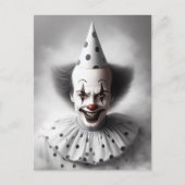 Modern Day Creepy Clown Portrait  Briefkaart (Voorkant)