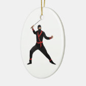 MODERN DAY NINJA KERAMISCH ORNAMENT (Links)