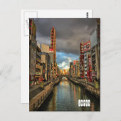 Modern Day Osaka, Japan. Briefkaart (Voorkant / Achterkant)