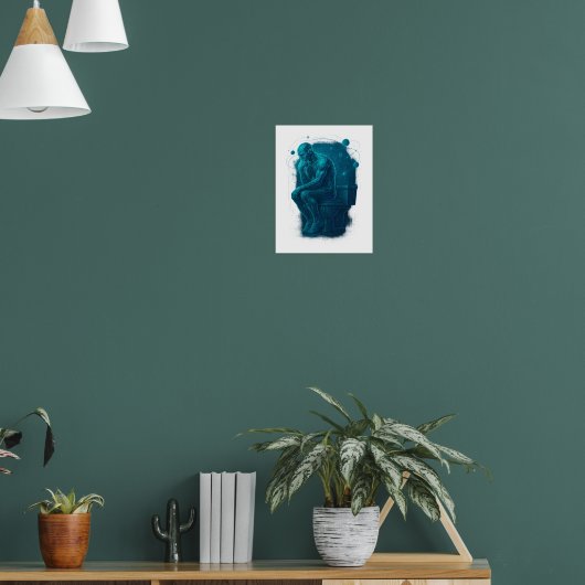 Modern Day Thinker Poster (Woonkamer 1)