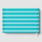 Modern Day Wedding - Turquoise Gastenboek (Achterkant)