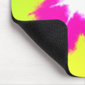 Modern Dazzle Roos Green Yellow Tie Dye Muismat (Hoek)