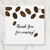 Modern De perfecte mix koffie bruiloft Bedankjes Labels (Achterkant)